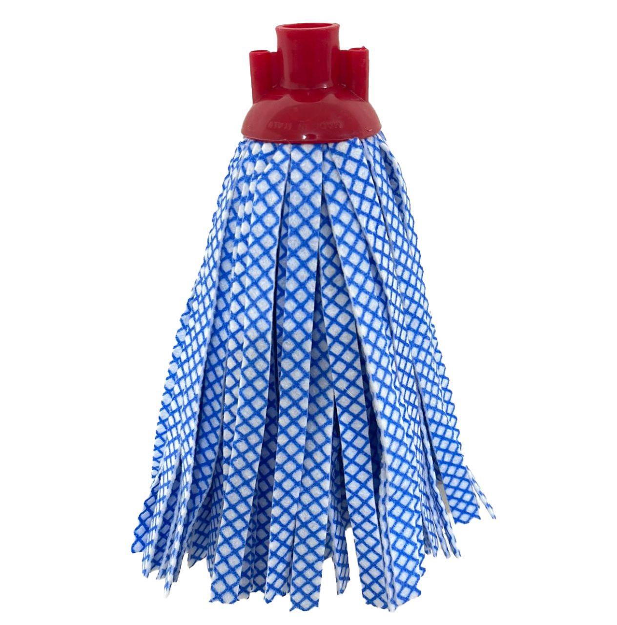 Cotton Mop Round Plastic Stick | GREEN