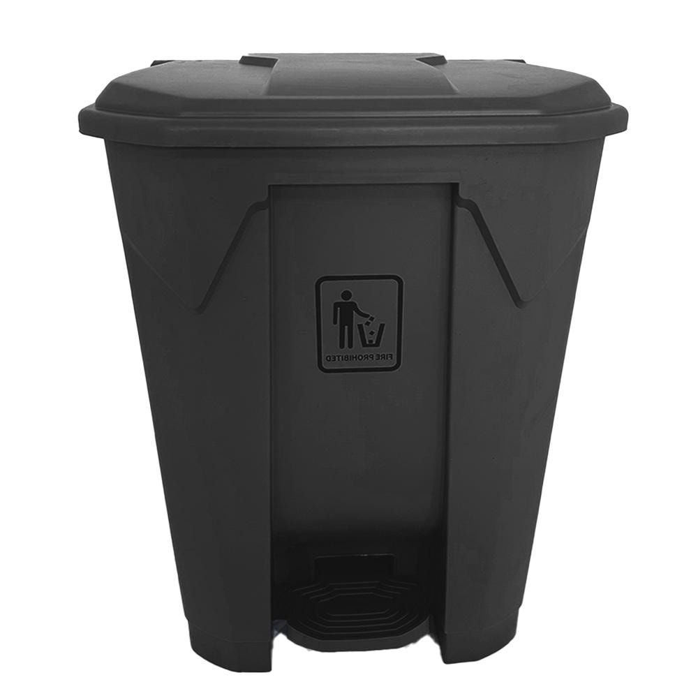 AKC Plastic Garbage Bin | 68LTR | Black