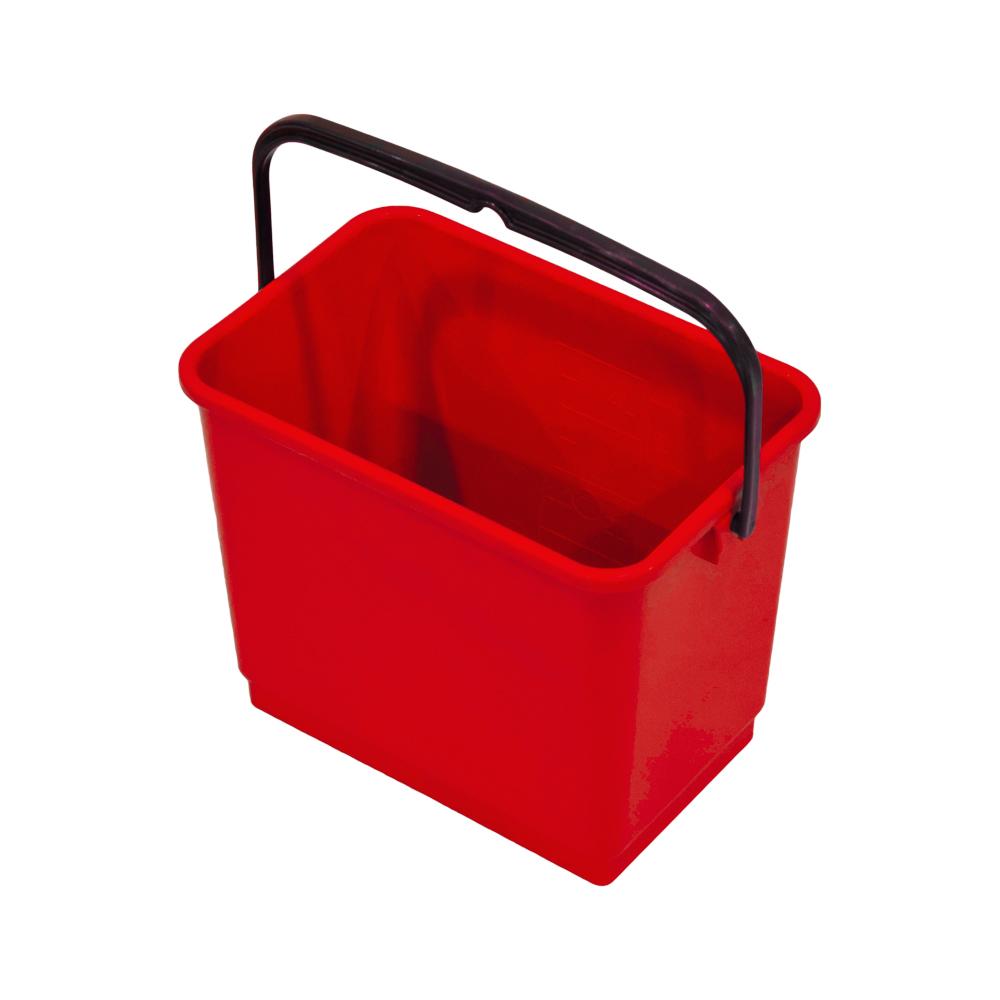 Plastic Red Bucket 6 Liters